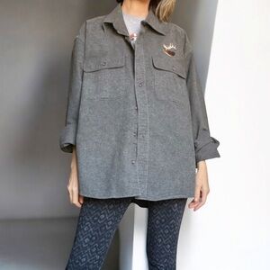 Cabela’s Deerskin Chamois Overshirt XL Heavyweight Shacket Shirt Jacket Workwear